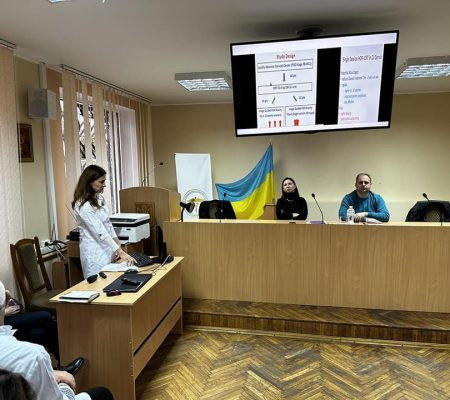 Dr. Lesya Mytsak shares her UCI observership at the Prycarpathian Cancer Center medical conference