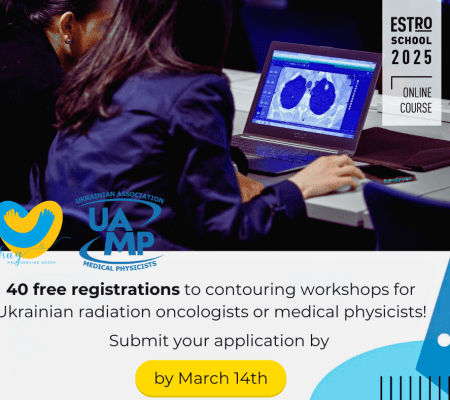 ESTRO FALCON virtual contouring workshops for 40 Ukrainian radiation oncologists or medical physicists